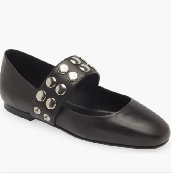 SOLD-Molly Goddard Carla Studded Mary Jane Black - Picture 4 of 4